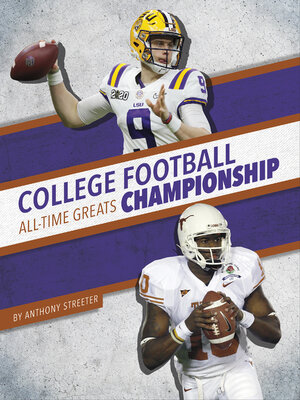 cover image of College Football Championship All-Time Greats